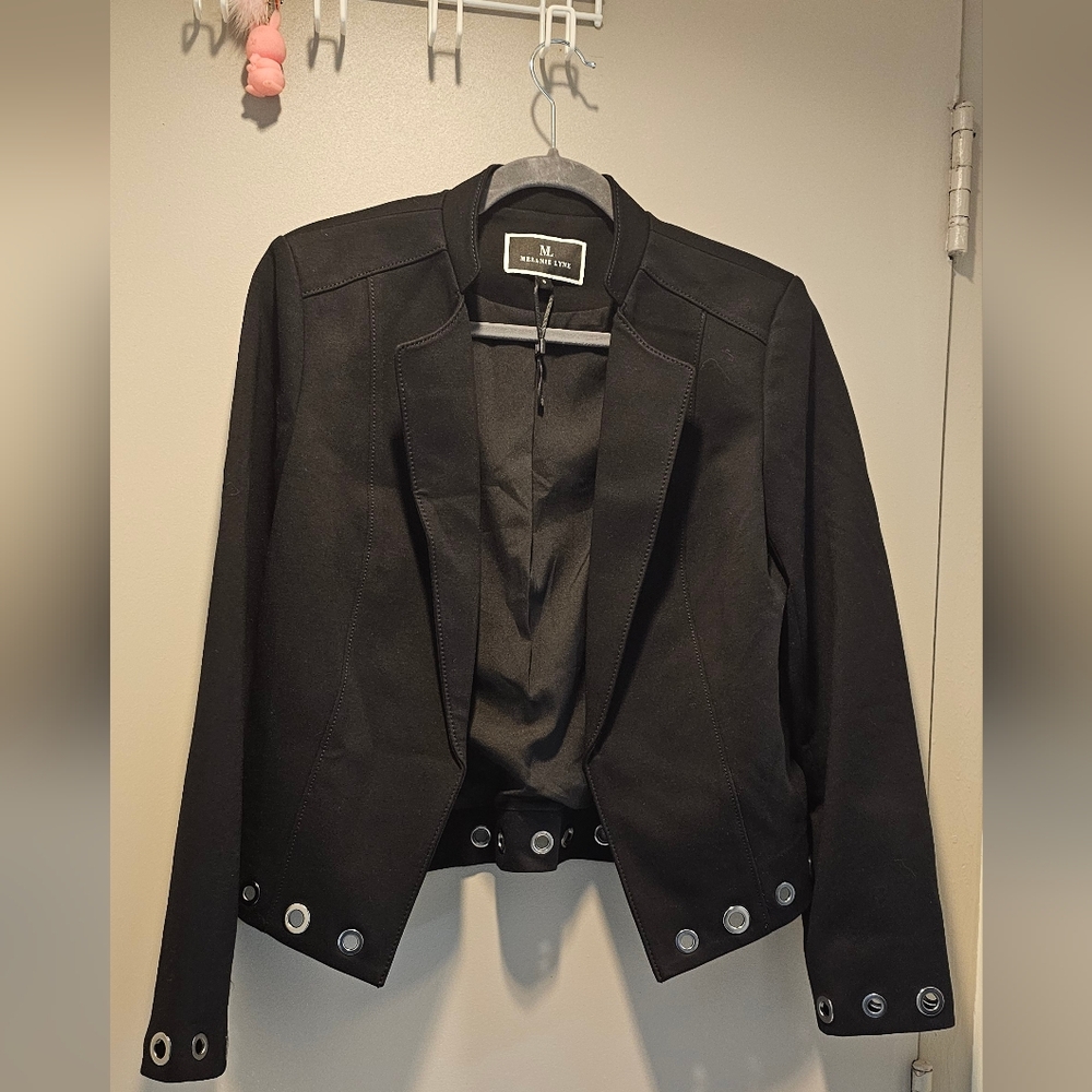 Melanie Lyne Black Jacket - Size 8
